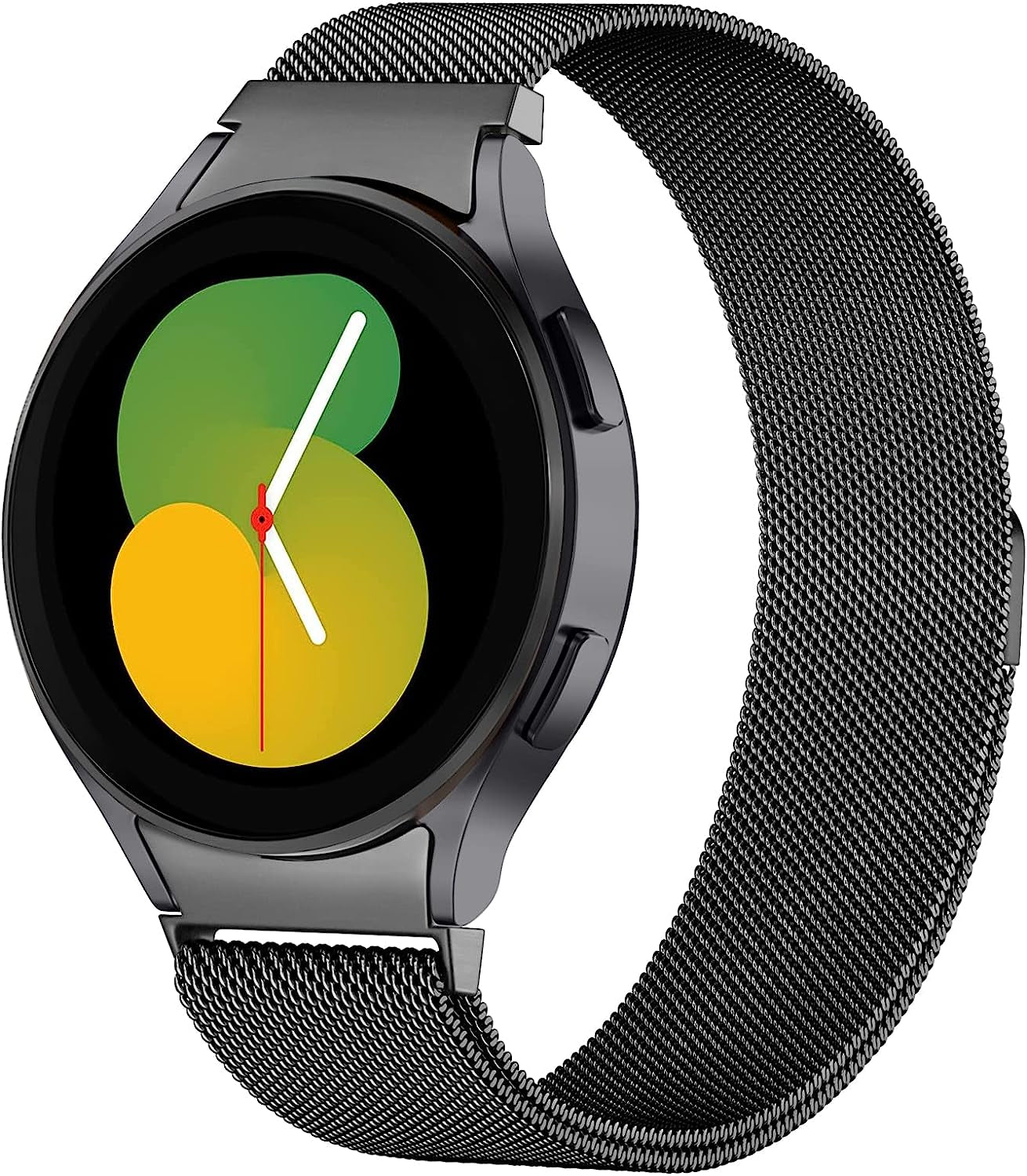 Zedoli No Gap Metal Bands Compatible with Samsung Galaxy Watch 5 40Mm 44Mm / Samsung Galaxy Watch 5 Pro 45Mm / Samsung Galaxy Watch 4 40Mm 44Mm / Samsung Galaxy Watch 4 Classic 42Mm 46Mm for Men Women Zedoli Gray