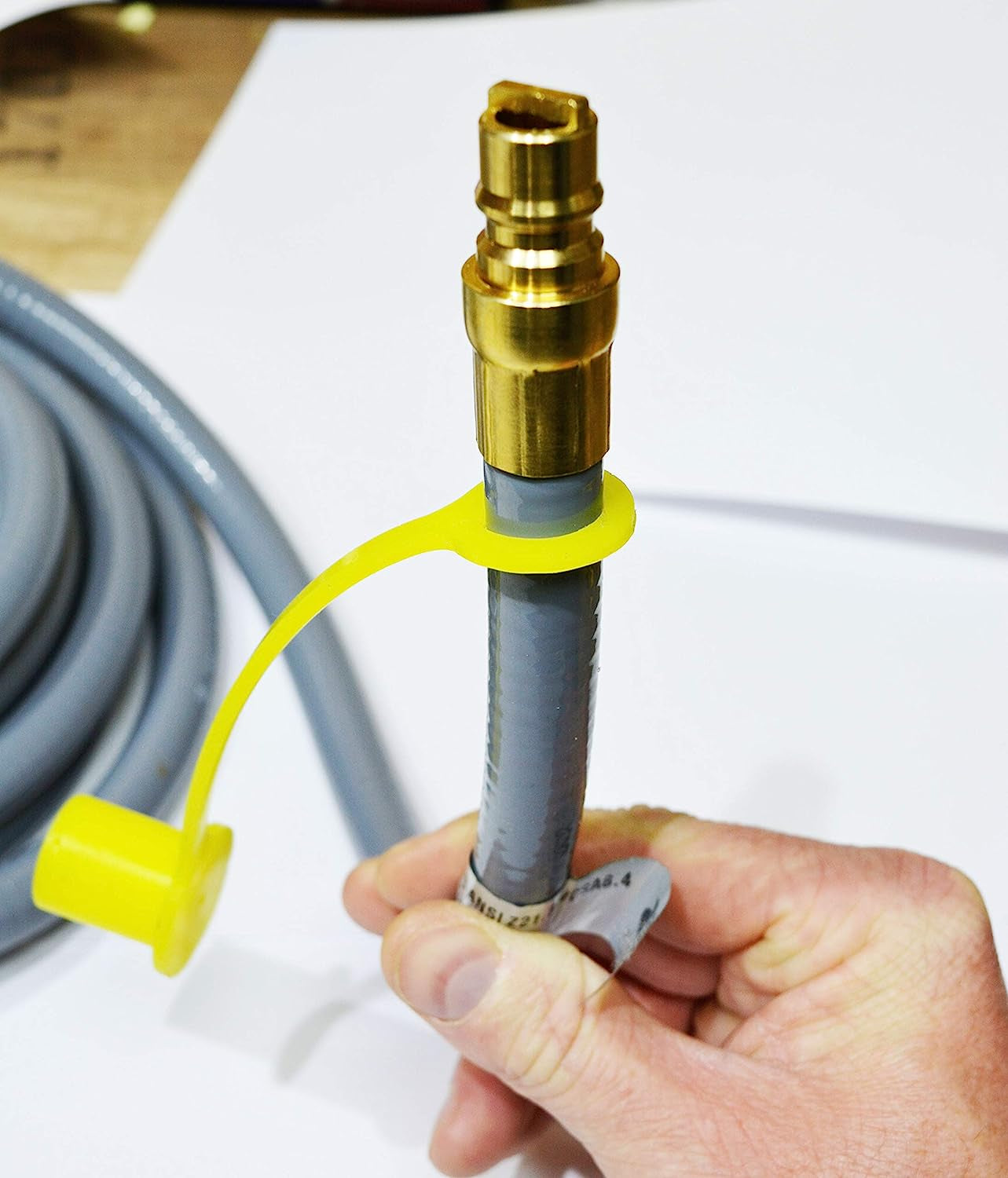 Aupro 3/8 Gas Port Plug and Dust Cap 3/8" Quick Disconnect Connect Propane Natural LP AuPro