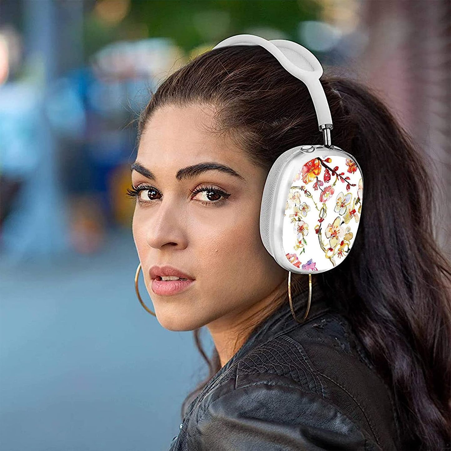 WINCHIHAN Printed Soft TPU Anti-Scratch Protective Case Cover Compatible with Airpods Max Headphones # A20020 WINCHIHAN