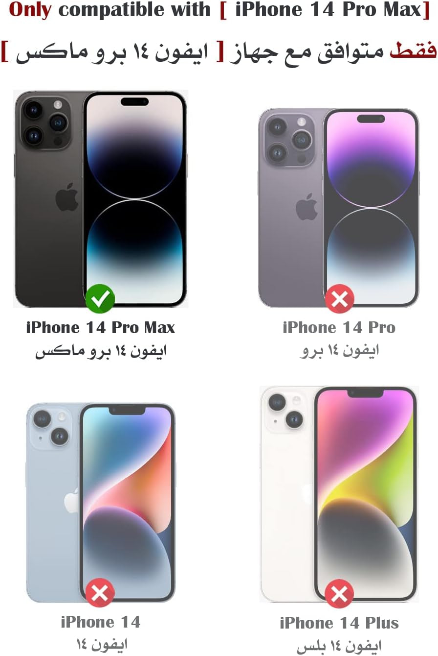 Spigen Rugged Armor (Magfit) Compatible with Magsafe Designed for Iphone 14 Pro Max Case (2022) - Matte Black Spigen