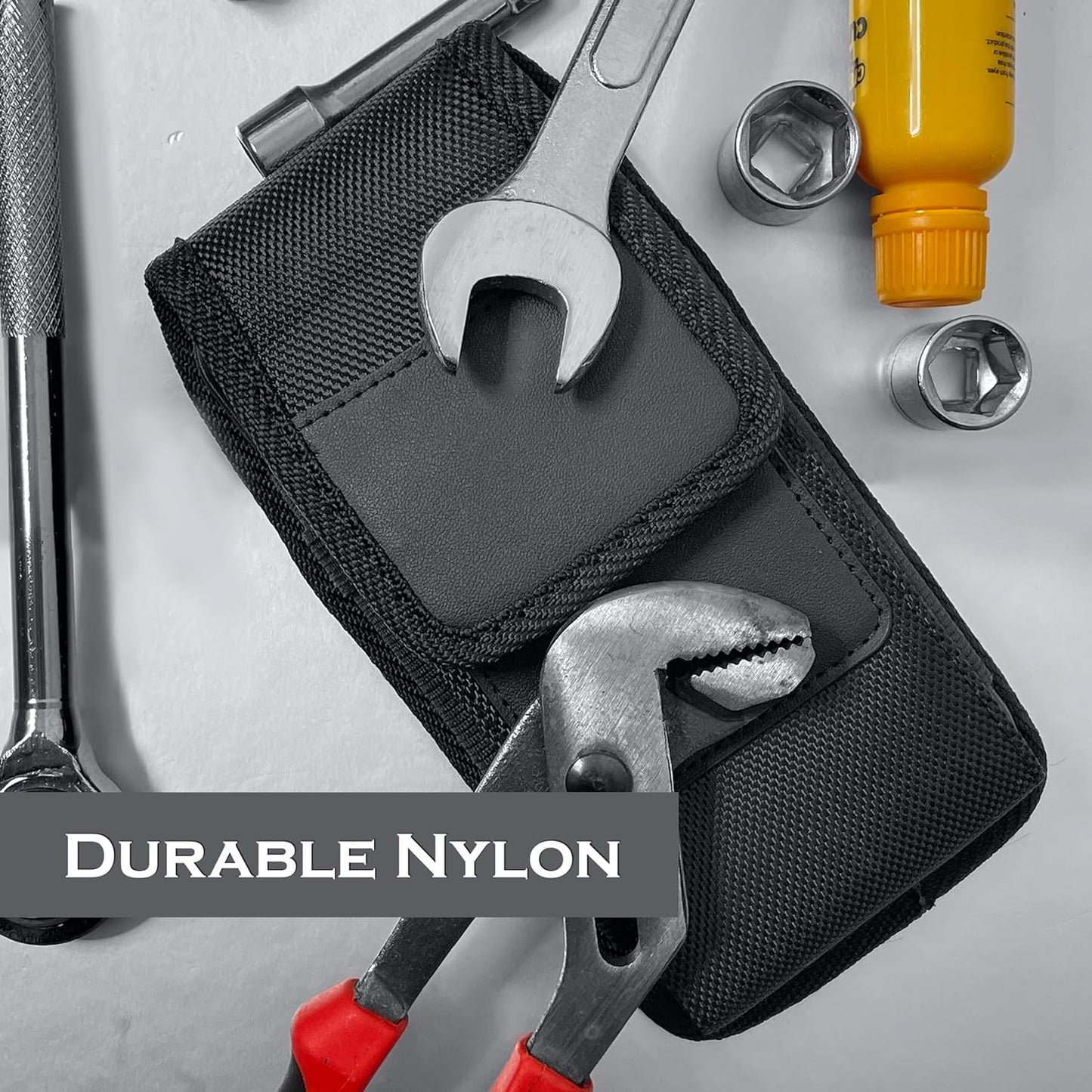 Meilib Holster for Galaxy S23 Ultra, S22 Ultra, S21 Ultra, S20 Ultra, Note 20 Ultra Cell Phone Belt Holder Case with Belt Clip, ID Card Storage Carrying Pouch Cover (Fits Samsung Phones with Cases On) Meilib