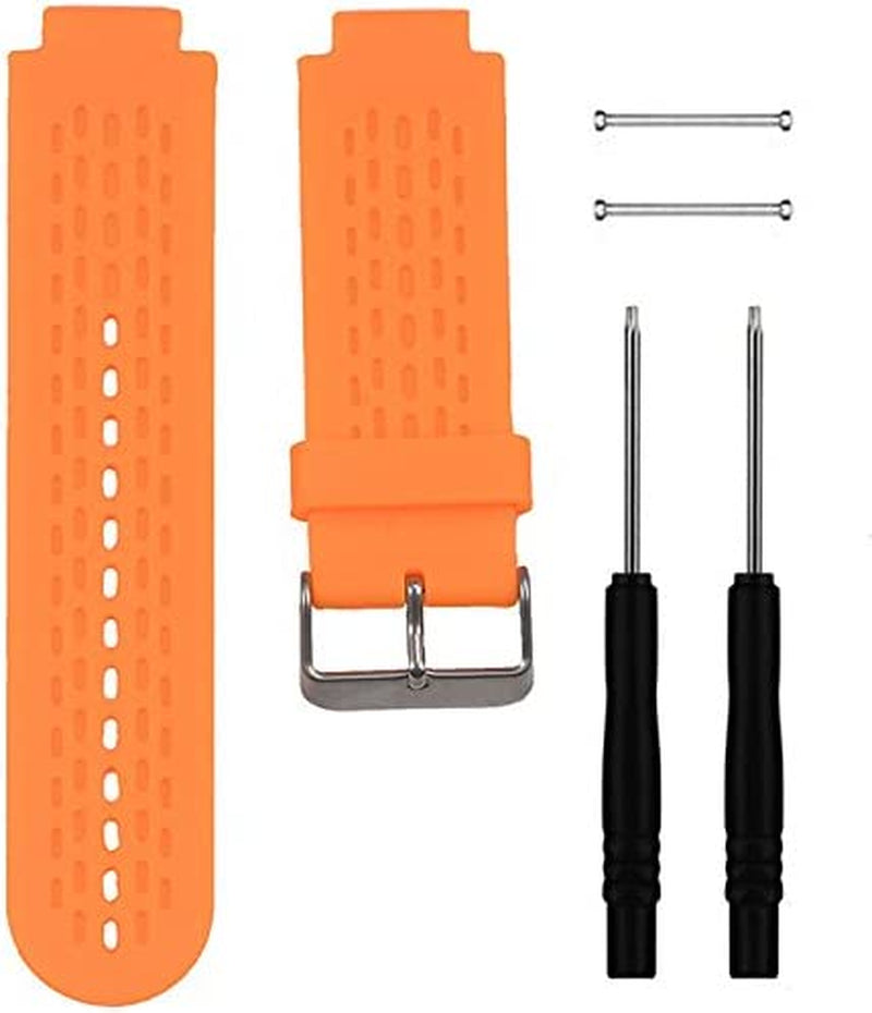Band for Garmin Approach S2 / S4, Soft Silicone Replacement Watch Band Strap for Garmin Approach S2 / S4 QGHXO Orange