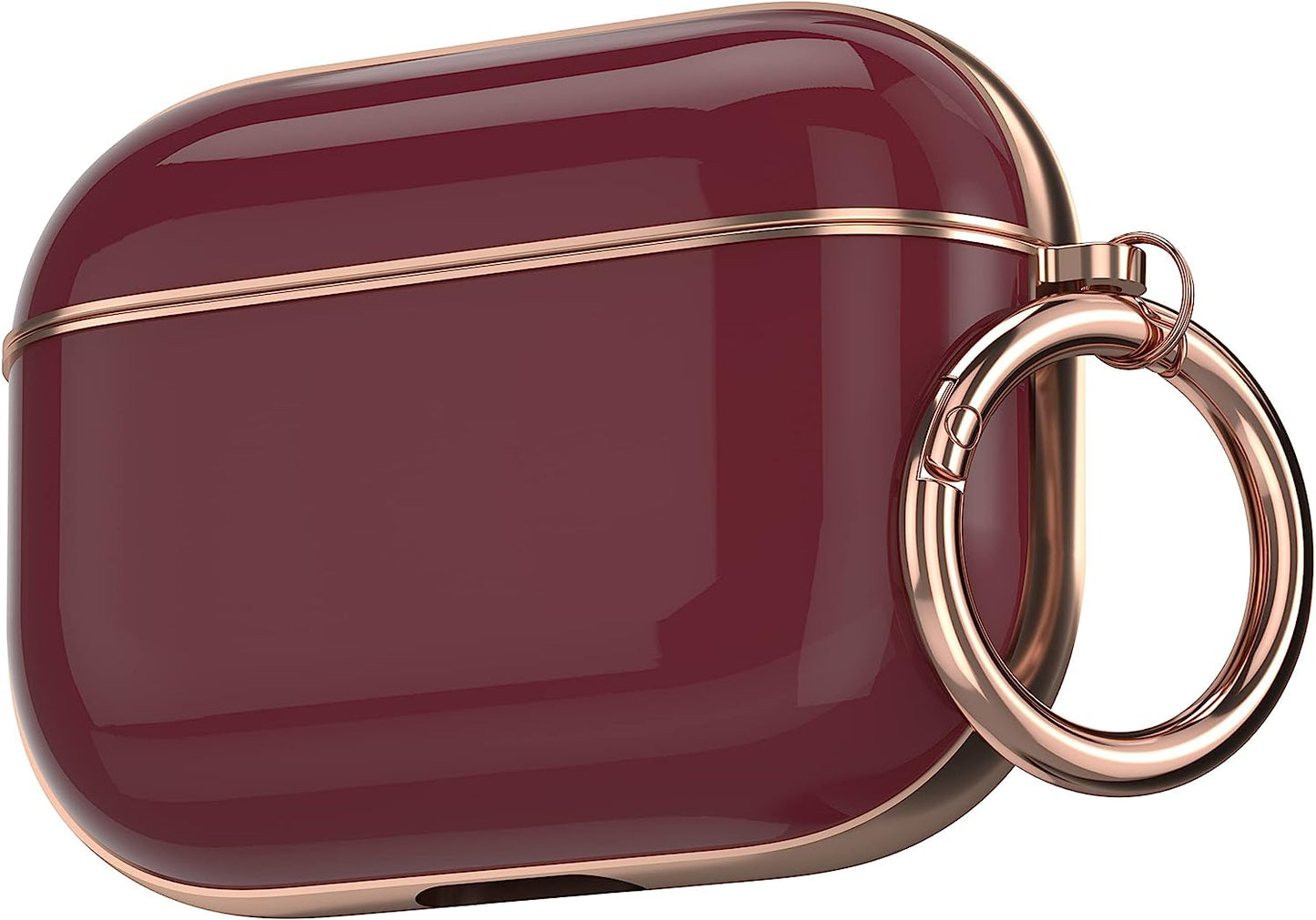 Maxjoy Compatible Airpods Pro Case Cover, Leopard Print Air Pod Pro Case Cute Protective Hard Ipod Pro Cover for Women Men with Keychain Designed for Airpods Pro Charging Case 2019 Maxjoy Red