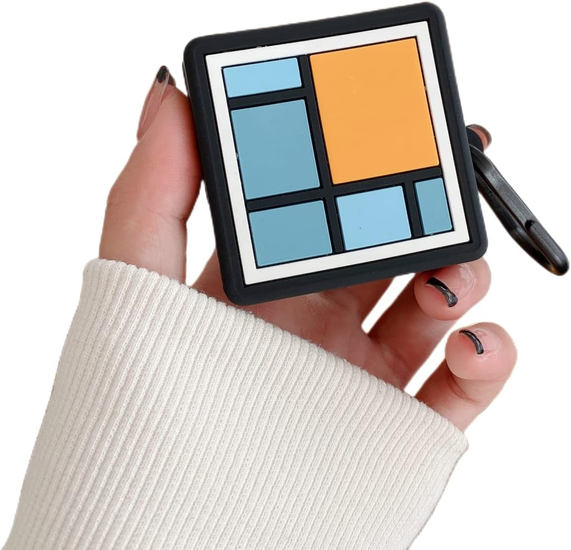 Aikeduo Secure Lock Case for Samsung Galaxy Buds Live Shock-Absorbing Bible Protective Cover Silicone Shell Boys Girl Protective Case AiKeDuo Puzzles Galaxy Buds 2 Pro