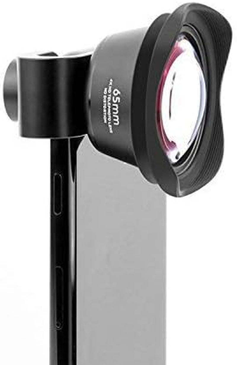 Moveski HD5-T Cell Phone Telephoto Lens 2X Zoom Optical Portrait 4K HD No Distortion Resolution Universal Cell Phone Camera Compatible with Iphone Xs XR Max 7 8 plus Android Smart Phones Morjava Tech Limited PH-8151-Black