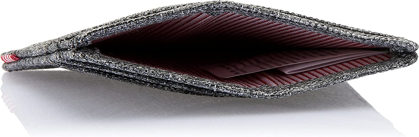 Herschel Mens Charlie Rfid Card Case Wallet, Raven Crosshatch, One Size US Herschel Supply Men's Accessories