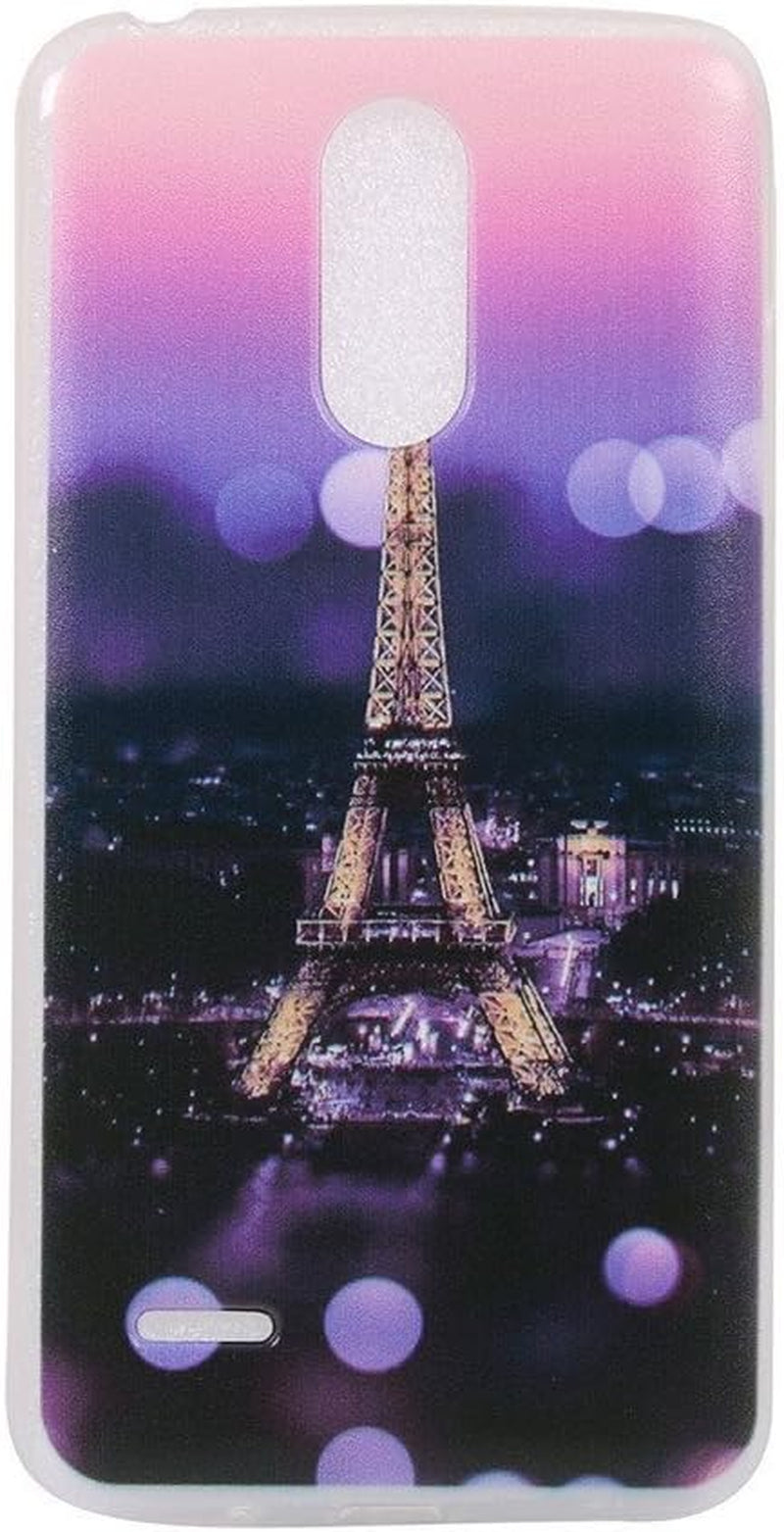 Case for LG G7,Colorful Leopard Phoenix Eiffel Tower Graffee Pirate Pattern Shocproof Flexible Soft TPU Bumper Case for LG G7/ LG G7 Thinq(Phoenix) RB-CASE Tpu11 Night Tower