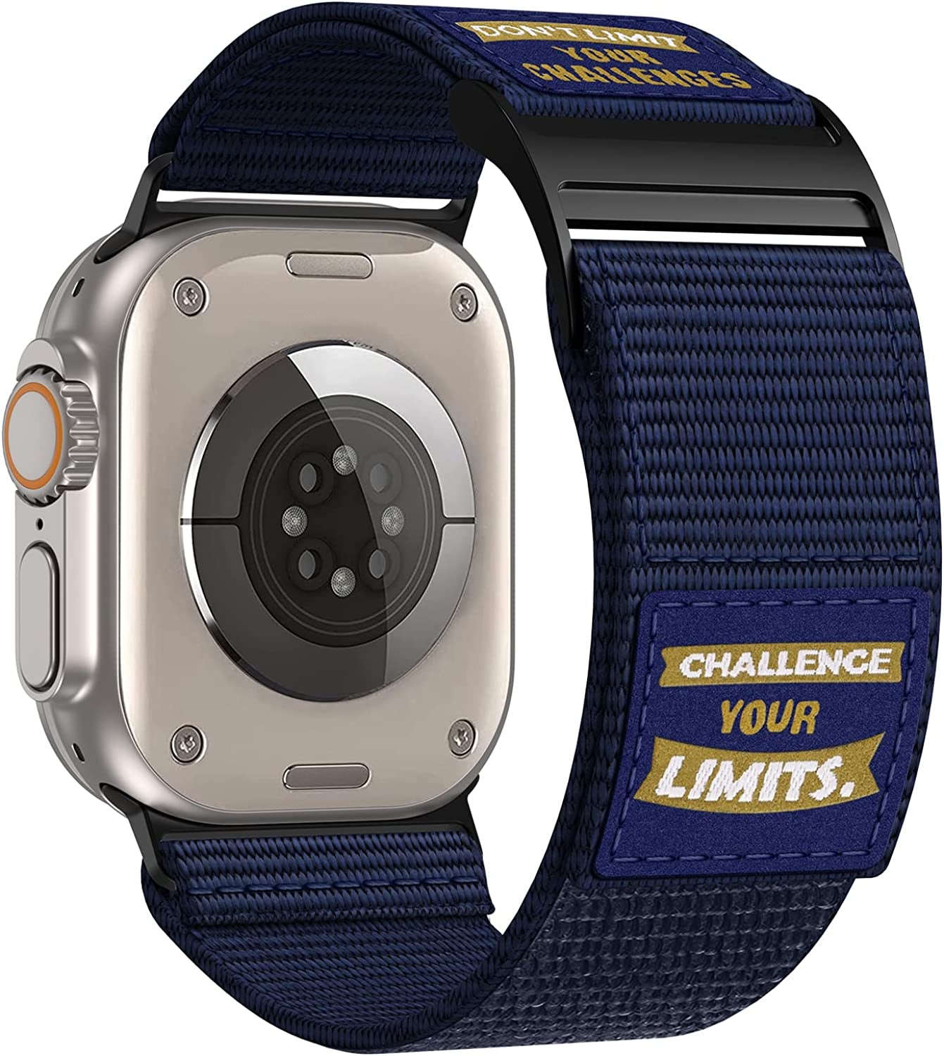 Rugged Nylon Band Compatible with Apple Watch Ultra Band 49Mm 45Mm 44Mm 42Mm,Soft Sport Loop Adjustable Wristbands Replacement Strap for Apple Watch Band Iwatch Ultra Series 8/7/SE/6/5/4/3/2/1 Hehighti Blue 49/45/44/42mm