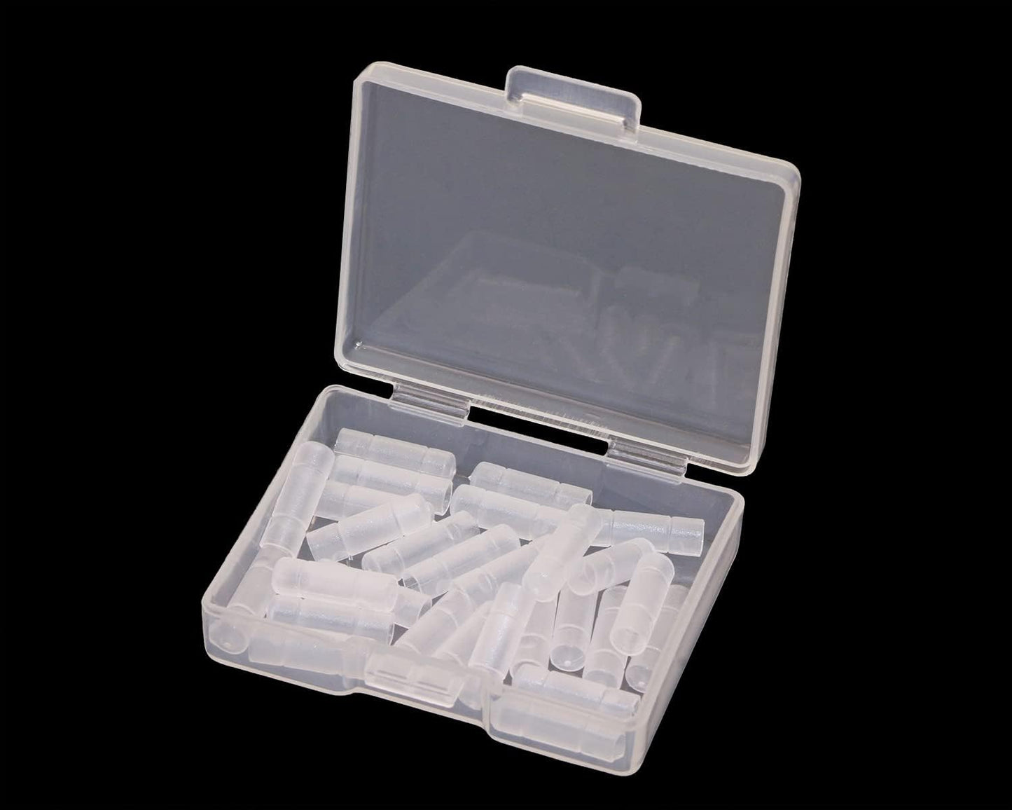 ONLYKXY 30Pcs Plastic Male Protector Cap Port Cover Anti-Dust Plugs for round DC 3.5MM USB Dust Stopper (White, DC 3.5MM) ONLYKXY