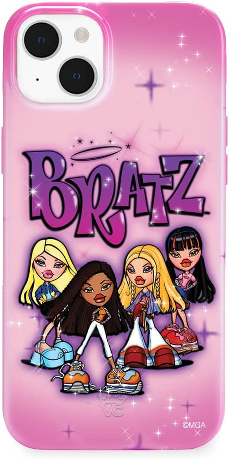 Velvet Caviar X Bratz Designed for Iphone 14 Case for Women - Cute Protective Phone Cases - Compatible with Magsafe - Bratz Dolls Accessories - Pink Airbrush Angelz Velvet Caviar Bratz Airbrush Angelz iPhone 14 Plus