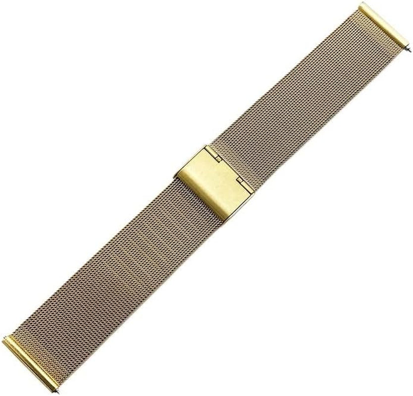 Wscebck for Garmin Vivoactive 3 4 4S Strap Milanese Metal Watch Band for Garmin Accessoires Forerunner 245/645 Venu 2S 2 SQ Bracelet Wscebck Gold 22mm