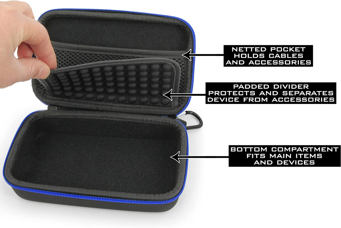 CASEMATIX Carry Case Compatible with Razer Kishi V2 Mobile Gaming Controller for Android or Ios Smartphones , Includes Case Only CASEMATIX