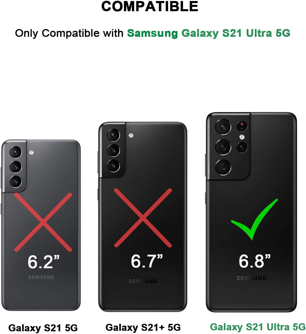 TENDLIN Compatible with Samsung Galaxy S21 Ultra Case Wood Grain with Carbon Fiber Texture Design Leather Hybrid Case (Black) TENDLIN