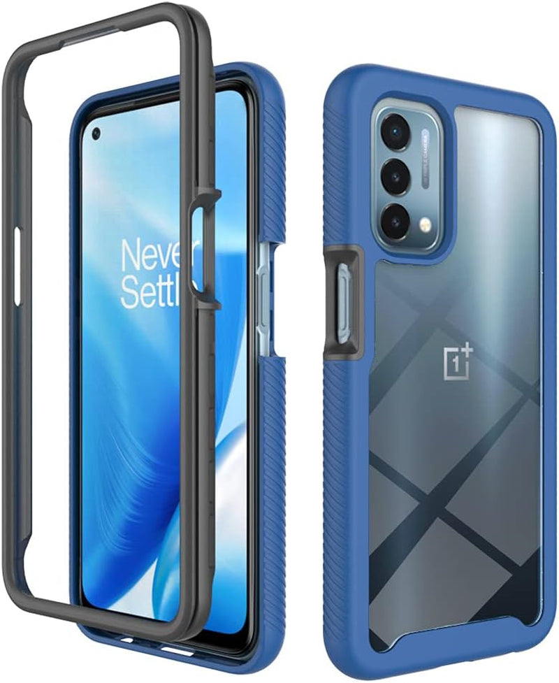 Qiongni Case for Oneplus Nord N200 5G Case Cover,Case for 1+ Nord N200 5G Case Cover,Anti-Fall and Shock-Absorbing Protective Cover Case for Oneplus Nord N200 5G DE2117 Case Black QiongNi Blue