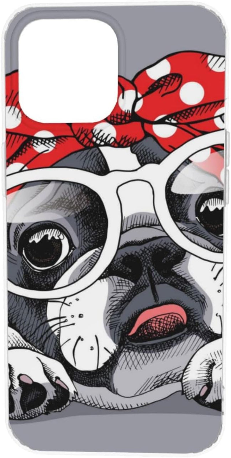 THARKA French Bulldog Headband Glasses Anti-Slip Iphone 13 Pro Max Case Iphone 13 Pro Case THARKA