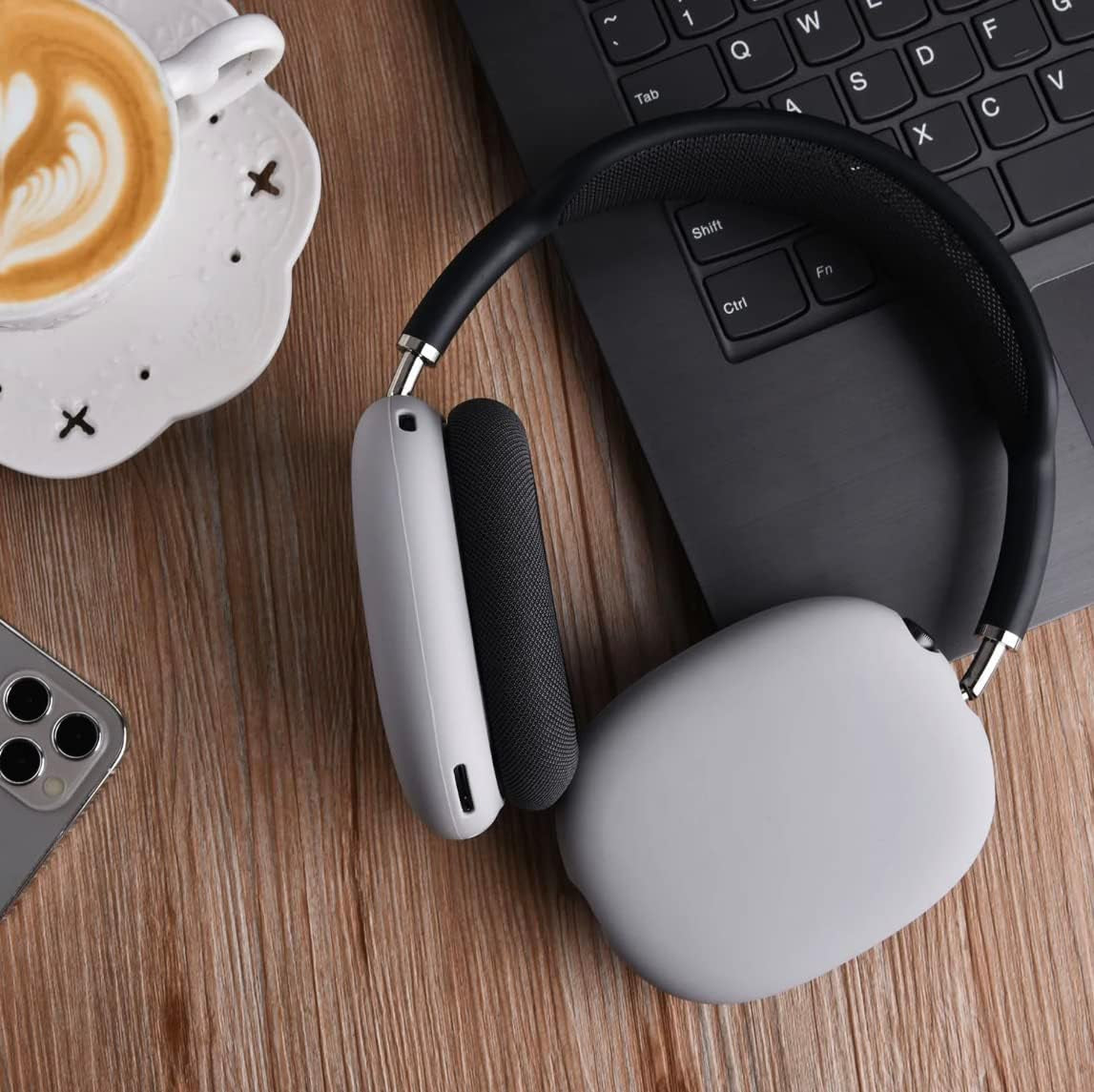 Silicone Ear Covers for Airpod Maxs, anti Scratch anti Dust Cover/Ear Cups Cover for Airpods Max, Accessories Soft Silicone Skin Protector for outside Airpods Max (Black) Shenzhen Aimax Intelligent Technology Co