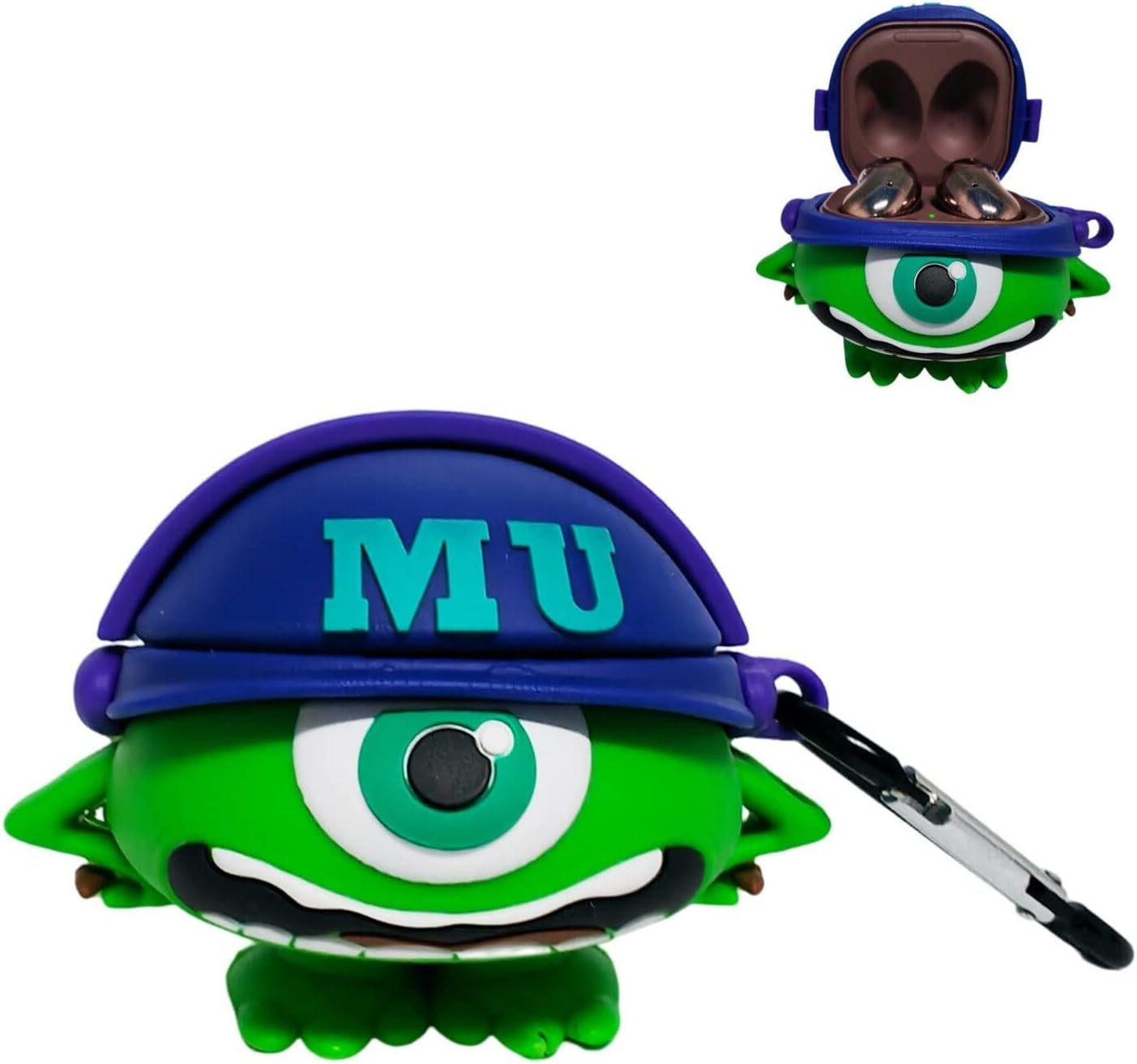 CASEVERSE Case for Samsung Galaxy Buds2 Pro/Galaxy Buds 2/Galaxy Buds Live/Galaxy Buds Pro, Cute Silicone Anime Charging Protection Cover with Keychain CASEVERSE Monster