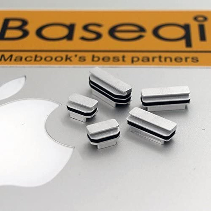 BASEQI Aluminum Dust Plugs (Ihut) for Macbook Pro Retina 13" & 15" BASEQI