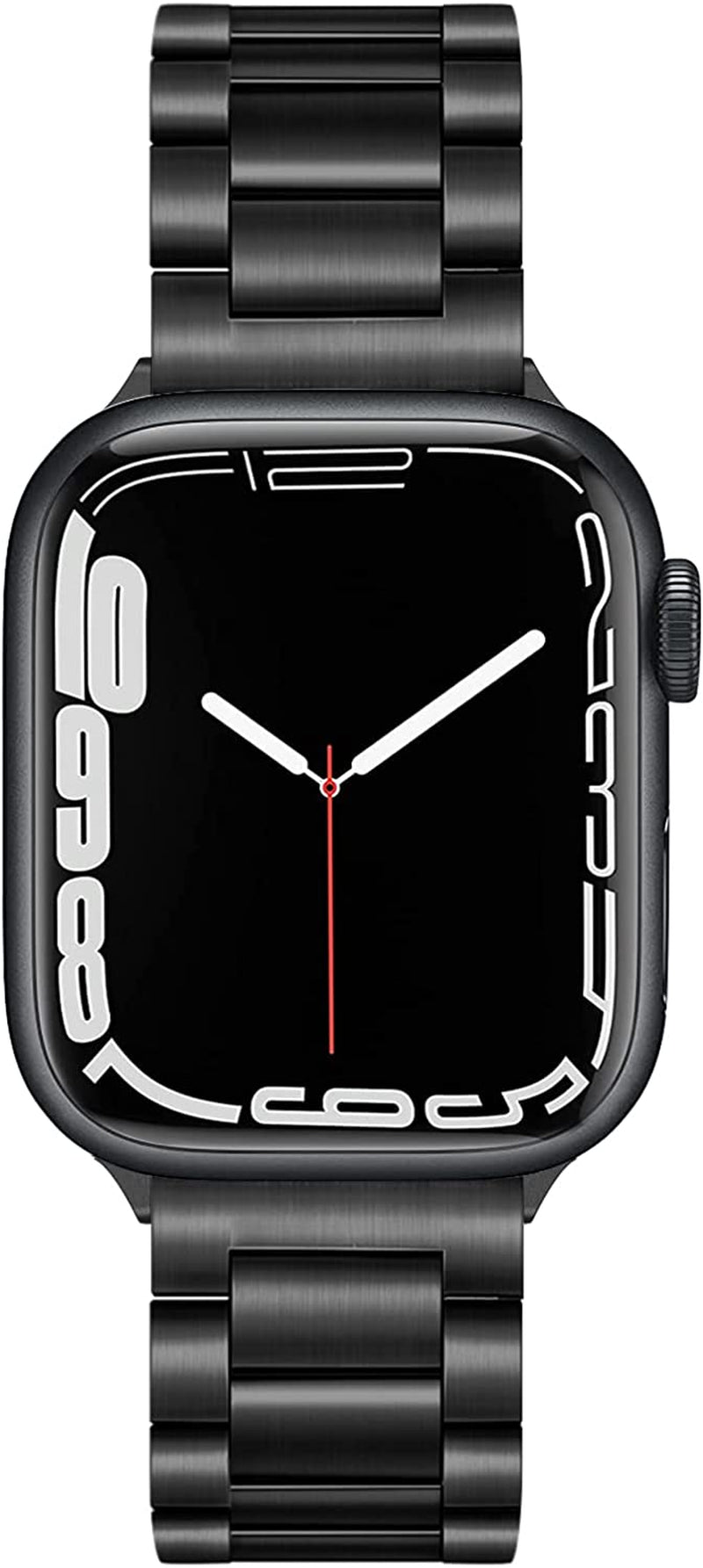 Trumirr Band for Apple Watch Series 8 7 41Mm Silver, Solid Stainless Steel Watchband Replacement Strap for Iwatch SE Series 8 7 6 5 4 3 2 1 41Mm 40Mm 38Mm TRUMiRR Midnight 42/44/45/49mm