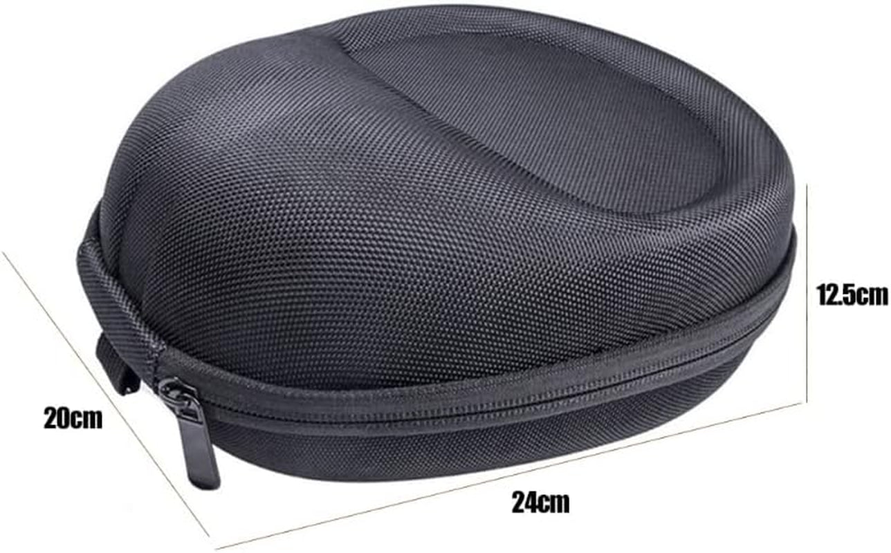 Zlit for Airpods Max Headset Case,Eva Hard Shell Shockproof Waterproof Storage Bag Travel Carrying Case for Airpods Max Headset (Black) ZLiT