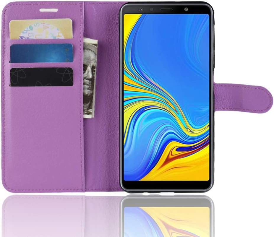 LG V40 Thinq Case, LG V40 Case CJ Sunshine Stand Feature Flip Wallet Cover/With Credit Card Slots/Magnetic Closure Cover, for LG V40 Thinq/Lg V40 Phone Protective Case(Green) CJ Sunshine Purple For Lg V40 Thinq/ Lg V40
