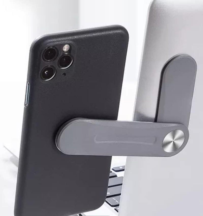 Laptop Phone Holder, Foldable Cell Phone Holder, Adjustable Phone for Laptop, Slim and Portable (Mint Green) china