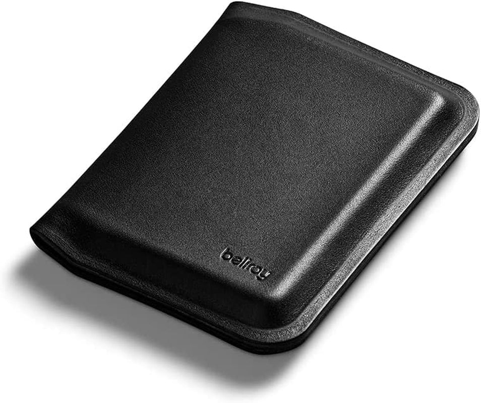 Bellroy Apex Slim Sleeve (Slim Bifold Leather Wallet, RFID Protected) - Onyx Bellroy Raven