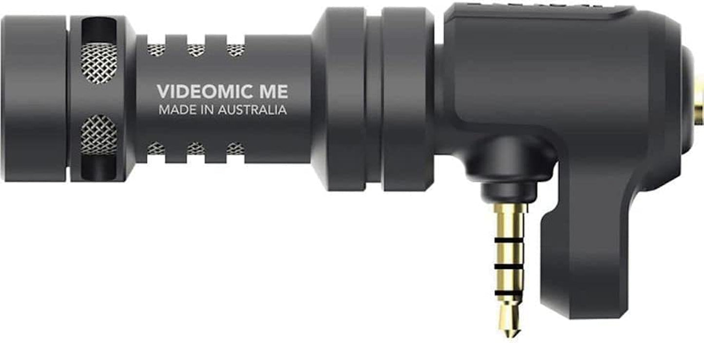 Rode Videomic Me Compact TRRS Cardioid Mini-Shotgun Microphone for Smartphones RØDE Microphones