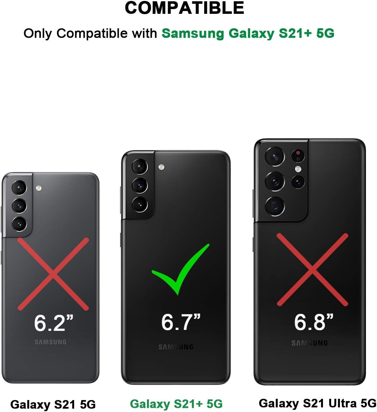 TENDLIN Compatible with Samsung Galaxy S21 plus Case Wood Grain with Carbon Fiber Texture Design Leather Hybrid Case Black TENDLIN