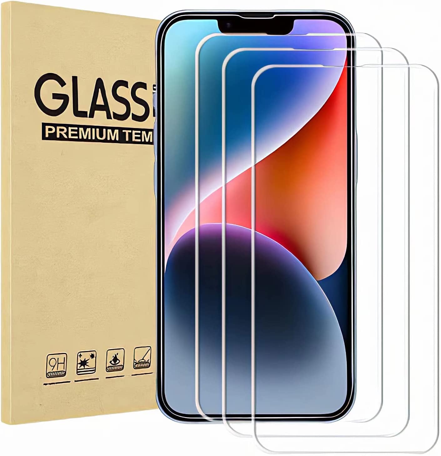 AVOAR 3 Pack Screen Protector for Iphone 11 / Iphone XR, for Iphone 11 Screen Protector, 6.1 Inch HD Clear Tempered Glass Full Screen Case Friendly, Anti-Scratch, Bubble Free, Case-Friendly AVOAR iPhone 14 Plus/13 Pro Max 6.7''