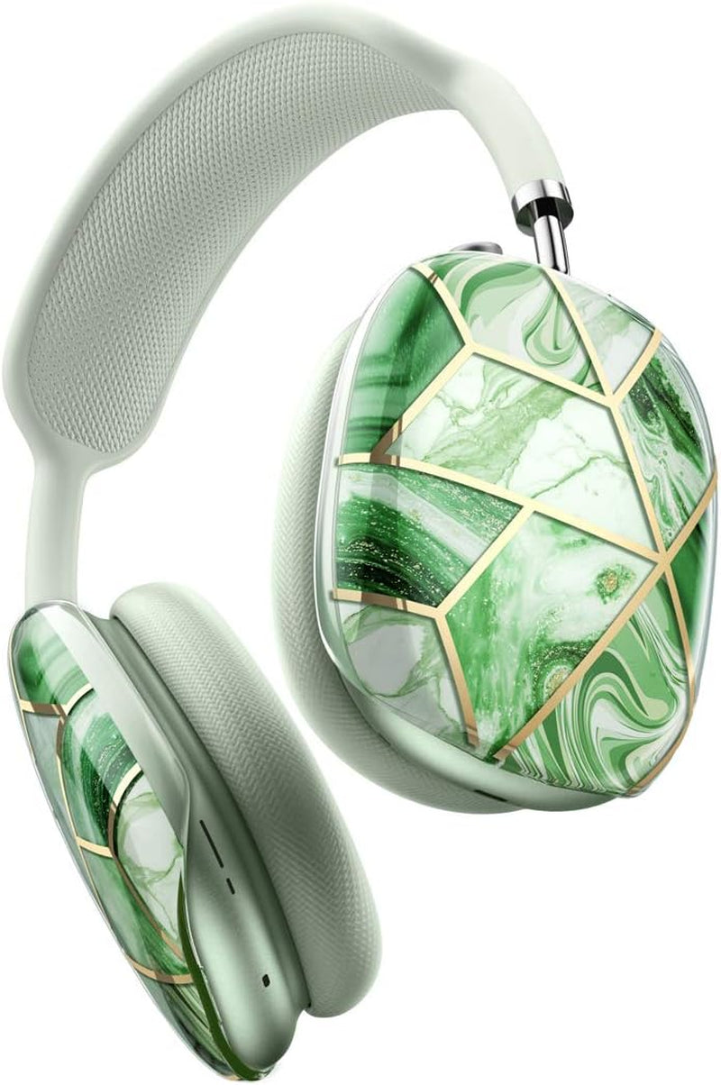 I-Blason Cosmo Case Designed for Airpods Max Headphones, Protective Stylish Earpads Case Cover Compatible with Apple Airpods Max, 1 Pair (Marble) i-Blason Jade
