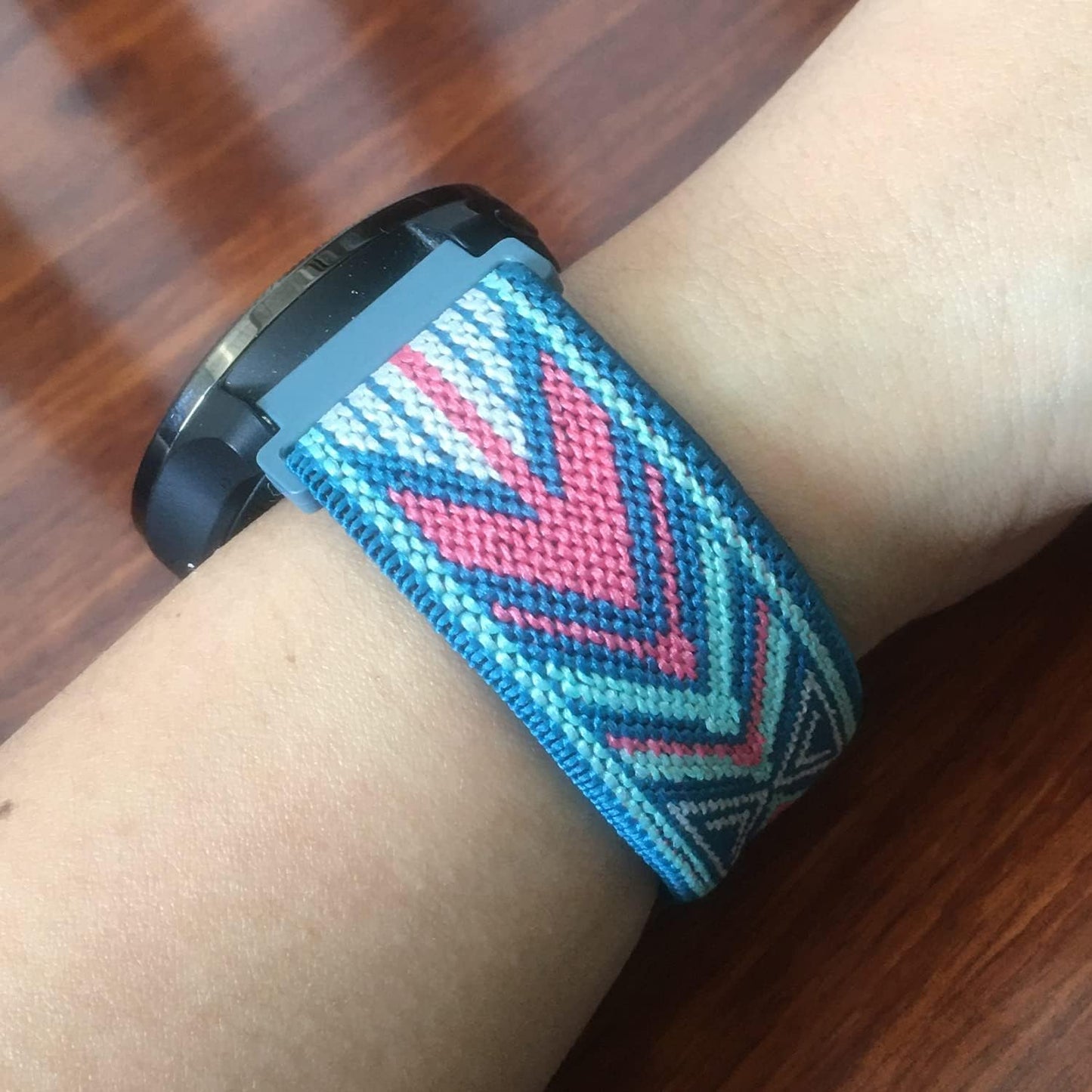 WIGERLON Compatible with Garmin Vivoactive 4S Bands 40Mm,Vivomove 3S Band 39Mm,Garmin Venu 2S Bands Fits 18Mm Watch Lugs,Stretchy Nylon Replacement Bands for Fossil Venture Gen 4 Hr/Gen 3,Women'S Gen 5E 42Mm Green Arrow WIGERLON