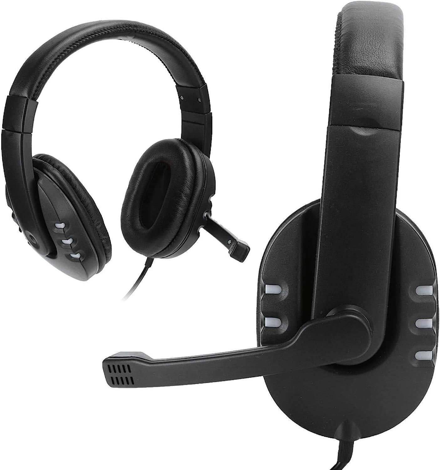 Pelnotac Gaming Headset with Microphone, Head‑Mounted Gaming Headphone Headset,Gaming Headset, LED Light Accessory 3.5Mm+Usb ,For Laptops,Smartphone,Computer Pelnotac