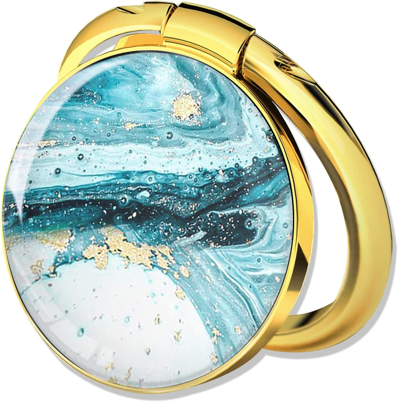 Phone Ring Holder Grip Stand - Marble Cell Phone Ring Finger Holder for Back of Phone Case, 360° Rotation Phone Kickstand Compatible with Most Phones SUXILN-G Dreamland River