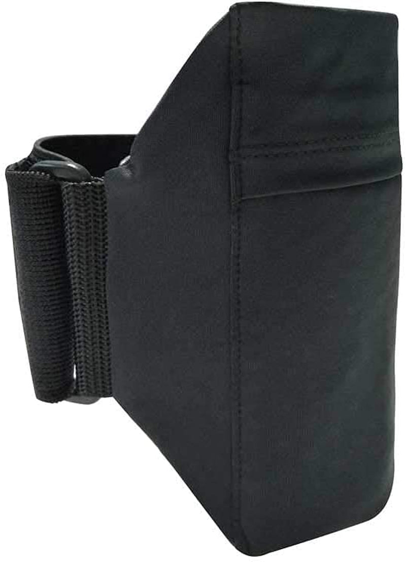 Ailzos Equestrian Riders on the Leg Cell Phone Holder for the Leg/Calf - Leg Band for Equestrian, Jogger, Hiker or Motorcycle, Exercise Arm Holder Armband for Running, Fits Phone Size under 6", Black Ailzos