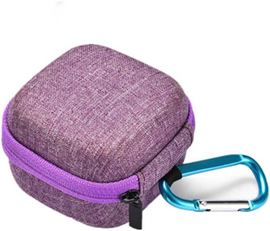 Rummyluck Protective Hard Case Compatible with Beats Fit Pro X Kim Kardashian/Fit Pro, Portable Box with Carabiner, Gray huizhoushilaimeiruikejiyouxiangongsi Purple