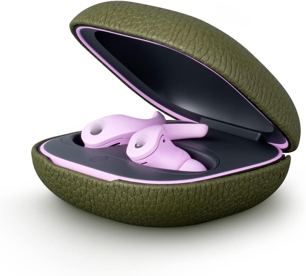 Case Cover for Beats Fit Pro Wireless Earbuds Leather Full Body Protective Case Anti-Lost Shockproof Waterproof Compatible with Beats Fit Pro (Black) Keminsung Green