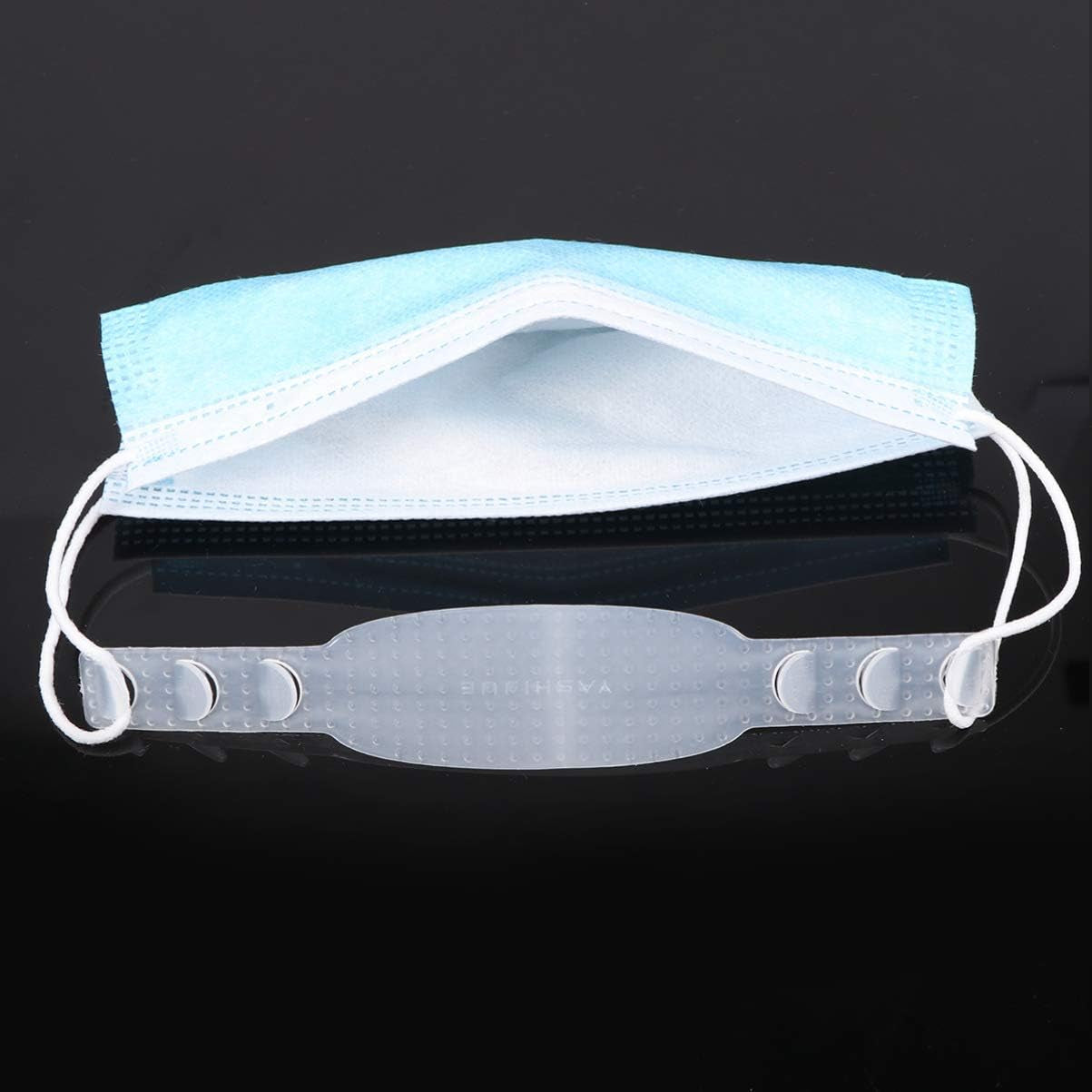 Exceart 40Pcs Ma Sk Hooks Ma Sk Extension Strap Anti-Slip Ma Sk Band Ear Grips Ear Protector for Face Cover Face Protector Exceart