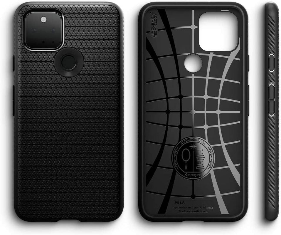 Spigen Liquid Air Armor Designed for Pixel 5 Case (2020) - Matte Black Spigen