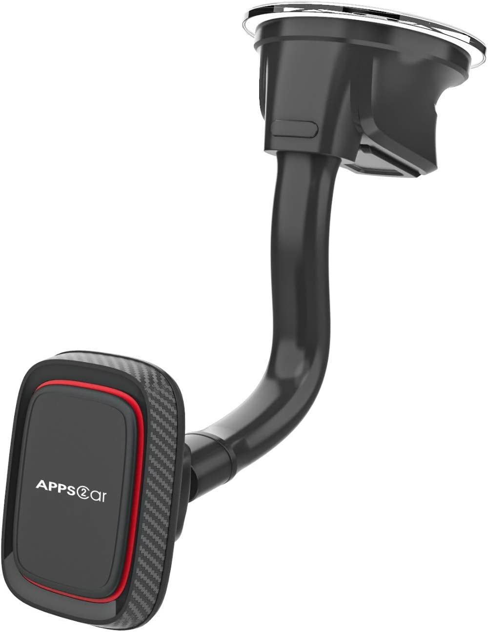 Apps2Car Magnetic Car Phone Holder Mount with 6 Strong Magnets, Windshield Phone Magnetic Holder, Suction Cup Phone Holder for Car, Dashboard Magnet Holder, Fit Most Smartphones & Mini Tablets Wiiki-tech