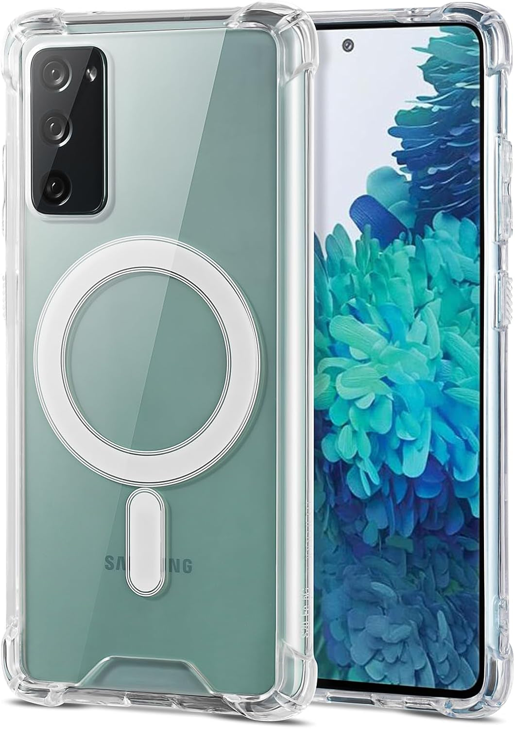 Jprotect Magnetic Case for Samsung Galaxy S22 plus for Magsafe Case/Shockproof Samsung S22 plus Case for Magsafe Transparent/Clear Phone Case Funda Para Samsung Galaxy S22 plus Case Magnetic JProtect Samsung Galaxy S20 Fe