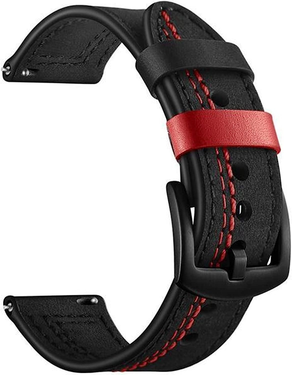 SVAPO 20 22Mm Band for Samsung Galaxy Watch 4/Classic/3/46/42Mm/Active 2 Gear S3/3 41 45Mm Leather Bracelet Universal Wirstband SVAPO Color A1 22mm Universal