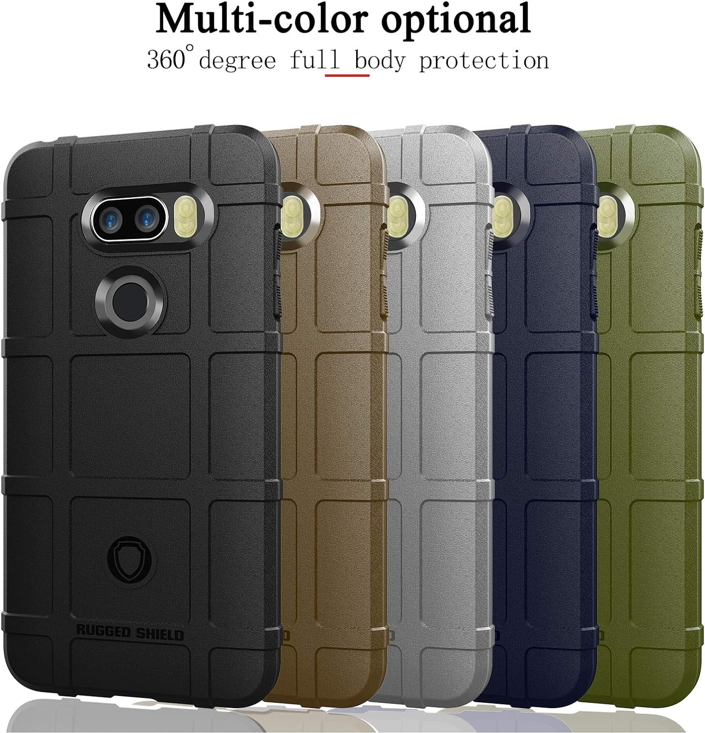 ZYZXJSGHD Lg V30/V30S Case,Military Grade Drop Tested Protective Phone Case Hybrid Heavy Duty Impact Resistant Cover for LG V35 Thinq -Blue ZYZX