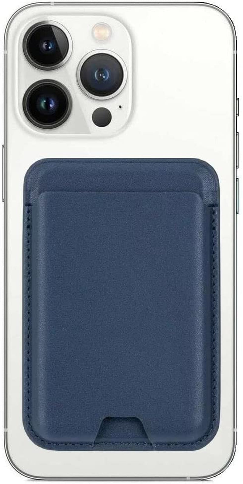 Open Slot Strong Magnetic Card Holder with Magsafe Wallet for Apple Iphone 14 Pro Max/14 Plus/14 Pro/14/13 Pro Max/13 Pro/13/13 Mini/12 Max/12/12 Pro/12 Mini, (Brown) Tahamus Deep Blue