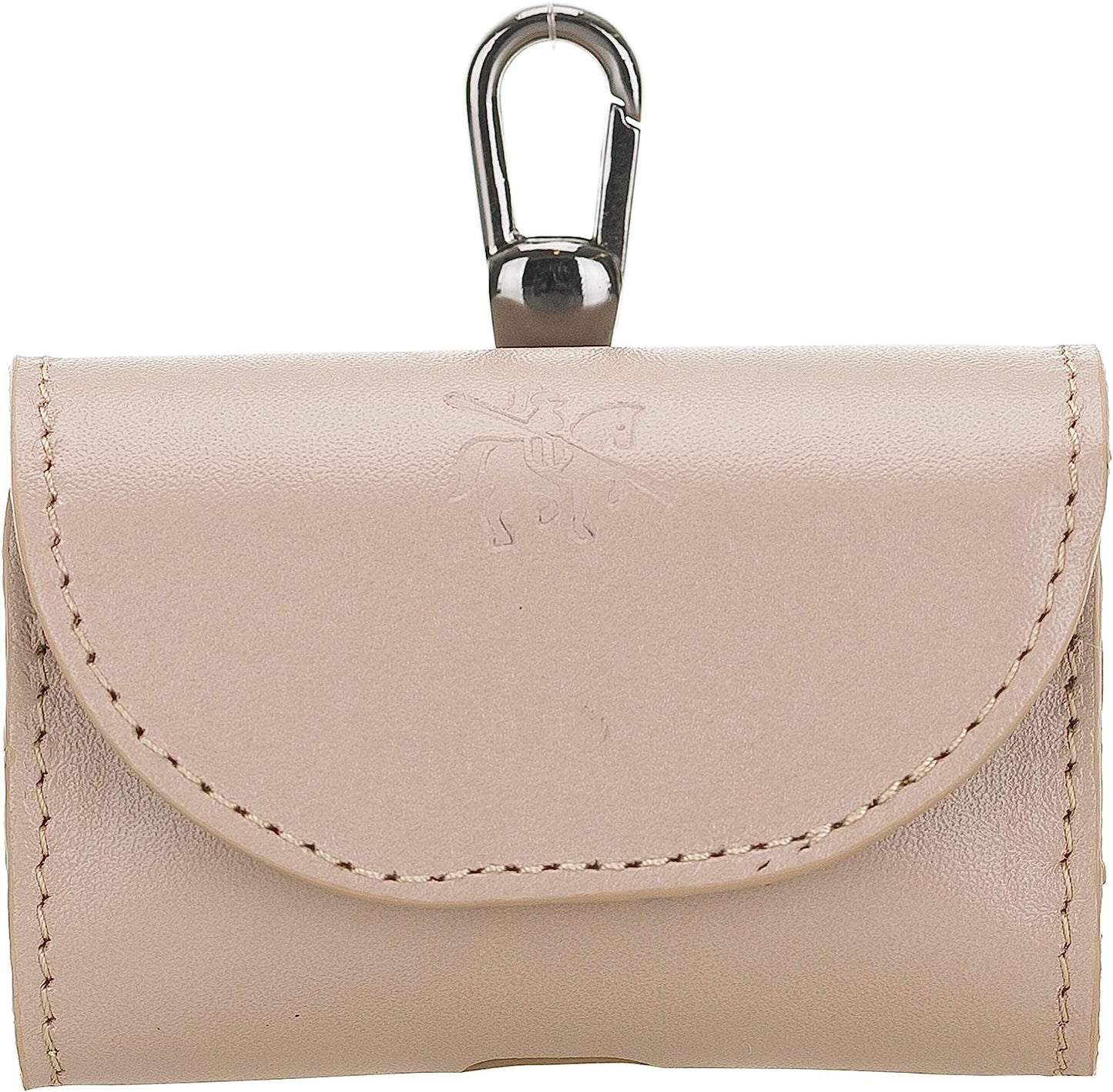 Venito Bari Leather Cover Compatible Wth Samsung Galaxy Buds plus Case (2020) and Buds Case (2019) (Antique Brown) Venito Nude Pink