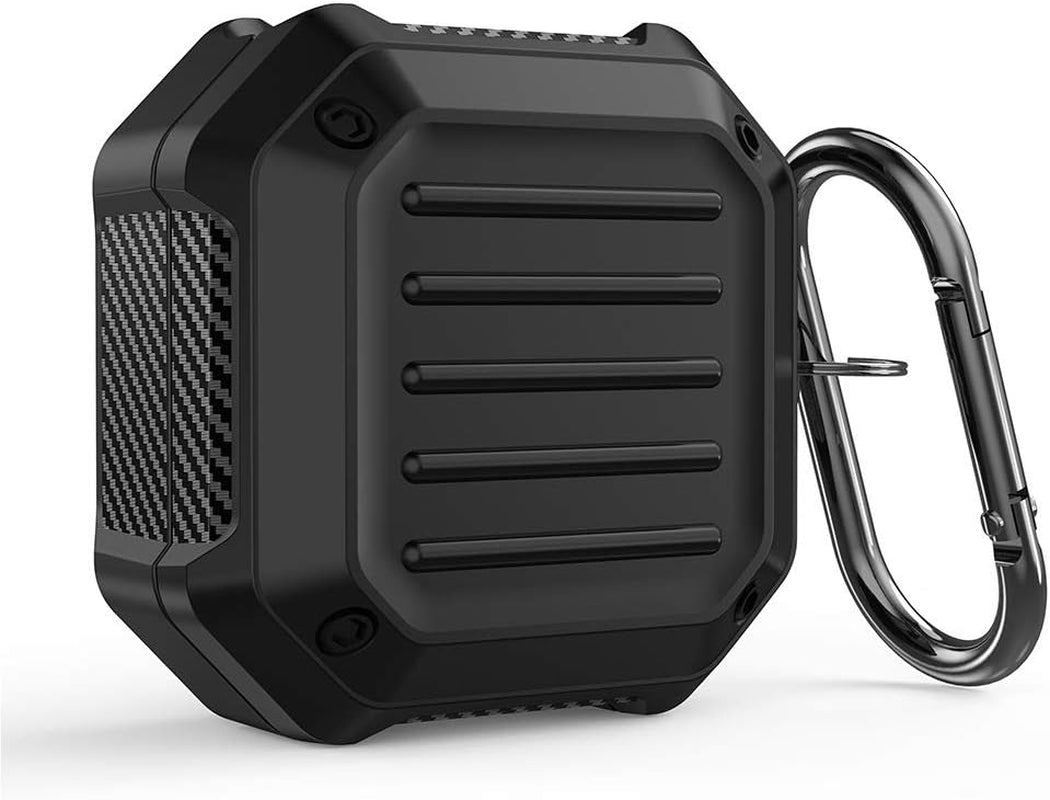 GMYLE Armor Case Compatible with Samsung Galaxy Buds Live 2020 / Galaxy Buds Pro 2021, Hard Shell Defender Bumper Protective Shockproof Earbuds Wireless Charging Case Cover Skin (Blue) GMYLE Black