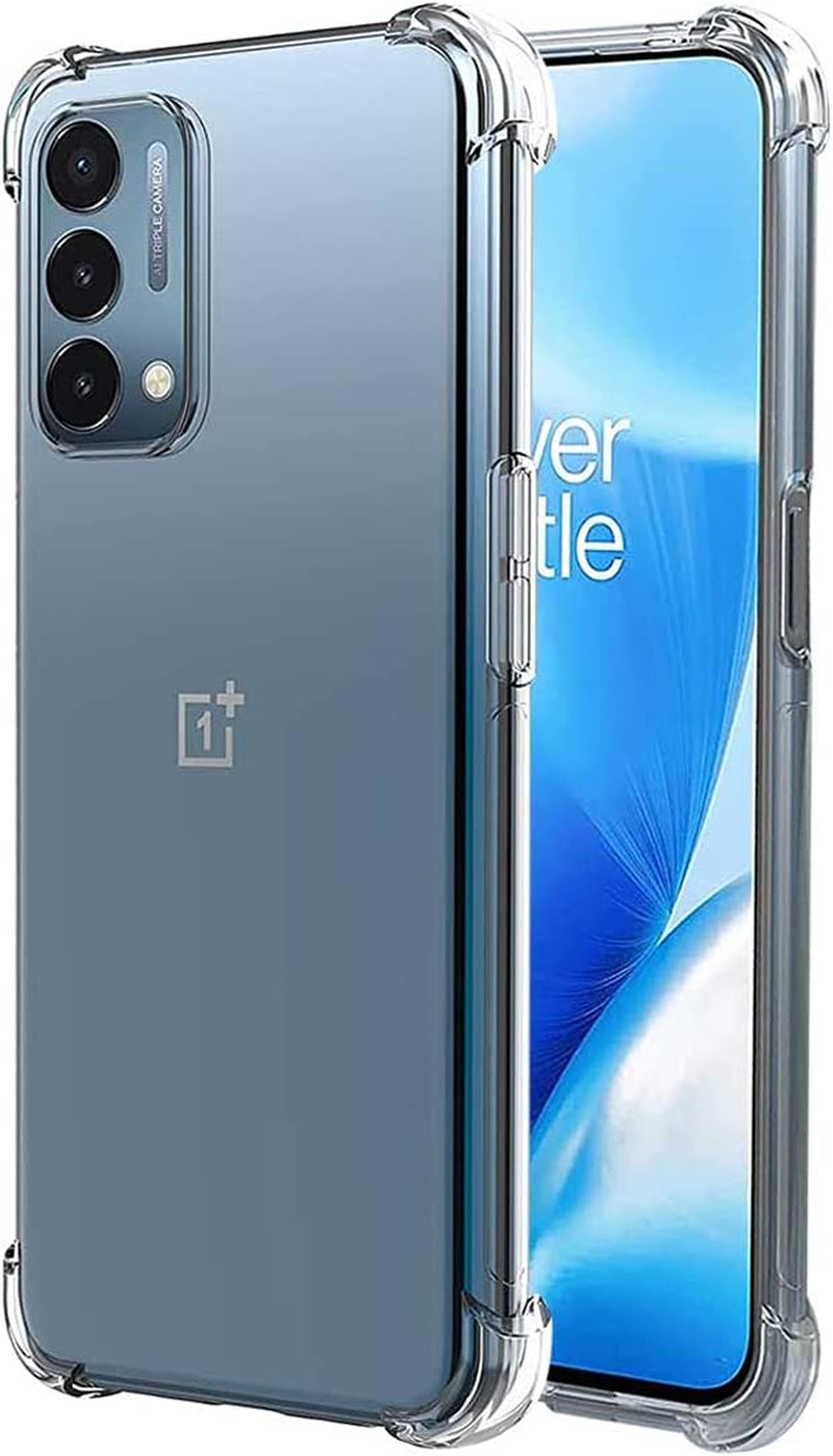 Follmeair for Oneplus Nord N200 5G Case, Slim Flexible TPU for Girls Women Airbag Bumper Shock Absorption Rubber Soft Silicone Case Cover Fit for Oneplus Nord N200 5G (Butterfly) FollmeAir Clear