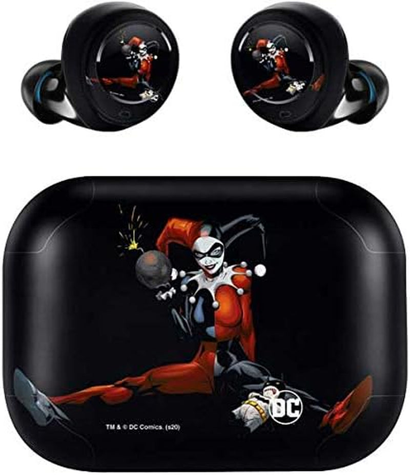 Skinit Decal Skin Compatible with Echo Buds - Officially Licensed Warner Bros Evil Harley Quinn Design Skinit