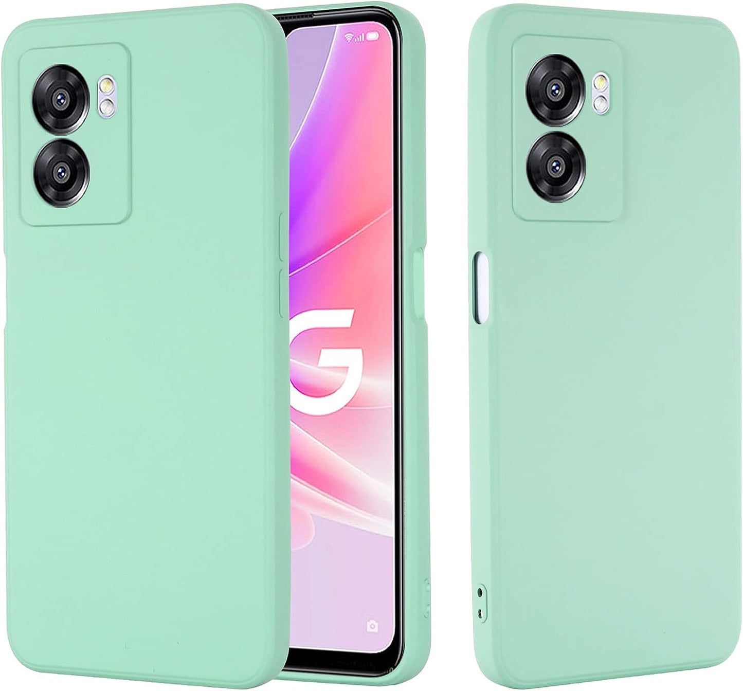 DAMONDY for Oneplus Nord N300 Case,Oneplus Nord N300 5G Phone Case,Slim Liquid Silicone Full Covered Soft Gel Rubber Case Cover Compatible with Oneplus Nord N300 5G -Black DAMONDY Green