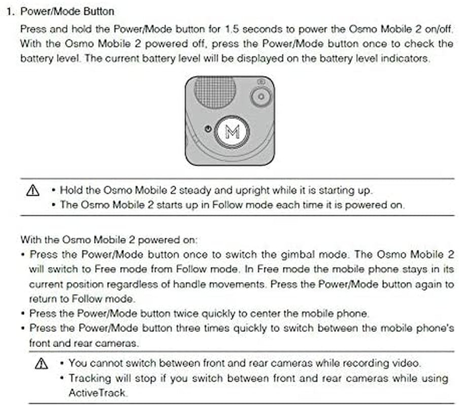 DJI Osmo Mobile 2 Handheld Smartphone Gimbal (Single Unit) (Renewed) DJI